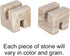 Creative Co-Op Contemporary Marble Cookbook Stand, Beige