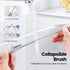 Cruise Ship Essentials 4-Pack Reusable Collapsible Stainless Steel Straws with Aluminum Case, Cleaning Brush