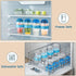 4 Pack 20 oz Yogurt Parfait Cups with Lids Reusable, Plastic Overnight Oats Containers To Go with Granola Compartment