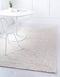 Unique Loom Braided Chindi Collection Area Rug - Layer, Ivory/Beige (2' x 3' 1" Rectangle)