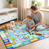 3x5, ABC Rug with Alphabet Animals Numbers Shapes, Kids Rugs for Playroom Non Slip Educational Area Rug for Bedroom
