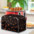 Halloween Spider Web Bats Toaster Cover, Dustproof 4 Slice Small Appliance Cover