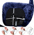 Acoolser Armless Chair Slipcover Criss Cross Accent Mid Back Wide Seat Swivel Task Chair Protector Stretch Removable