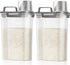 TBMax Rice Container Cereal Storage Container 2 Pack 5 Lbs, Kitchen Pantry