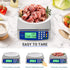 Large Digital Kitchen Scale 30KG, 66LB Commercial Food Scale for Baking, Stainless Steel with LCD Display