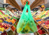 Lakesstory Eco-Friendly Biodegradable Green T-Shirt Bags - Compostable Grocery Bags