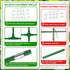 (Green,65"x49.2"x23.6") Extra Large Cucumber Trellis for Raised Bed, U-Shape Garden Trellis for Climbing Plants