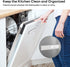 KitchenTour Dishwasher Magnet Clean Dirty Sign, Premium Stainless Steel Grade 304 Non-Scratch Magnet for Dishwasher,