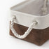 Small Storage Baskets for Shelves, Fabric Storage Baskets for Closet, Rectangular Collapsible Organizing Baskets