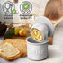 Counter Premium Butter Crock with Lid - Original Design French Butter Dish - Beautiful Ceramic Butter Keeper