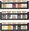 AZSKY Black Nursery Shelves 16 Inch Set of 3 Wooden Floating Wall