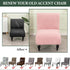 Armless Armless 2PCS) Accent Chair Cover Stretch Leaf Jacquard Chair Covers for Living Room Slipper Chair Slipcover