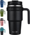 ALOUFEA 20 oz Insulated Coffee Mug Tumbler with Handle, Stainless Steel Travel Mug