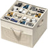 Aokeyee Shoe Organizer for Closet,Foldable Shoe Storage Organizer Box Bin with Adjustable