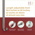 Haute Decor Adjustable Length Wreath Hanger - 20 Lb. Capacity