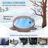 500W Chicken Waterer Heater, Aluminum Utility De-Icer for Farm & Livestock, Non-Conductive and Anti-Rust Heated Chicken