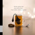 AdHoc Hangtea Infuser Black, Dishwasher-Safe Metal Strainer for Fruit & Other Teas
