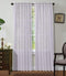 Sapphire Home White Sheer Curtains - 2 Panels Set, Light Filtering Textured Drapes, 84 Inches Length for Living Room,