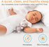 3D Sleep Mantra California King Adjustable Mattress Cover, White, Vinyl-Free Air Fabric, Waterproof, Machine Washable