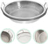 1 Set Mesh Drain Pan, Oil Draining Net, Egg Steamer Rack for Stovetop Barbecue Grill