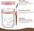 4 Pack 16 oz LANDNEOO Overnight Oats Containers with Lids and Spoons, Glass Mason Jars with Airtight Lids, Overnight