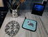 Caroline's Treasures BB3717PTHD Bearded Collie Checkerboard Blue Pot Holders, Kitchen Heat Resistant, 7 1/2 x 7 1/2