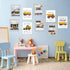 Outus Set 9 8 10 Inch of Construction Room Decor Trucks Inspirational Quote Art Print Transport Vehicle Motivational