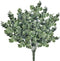Supla 3 Pcs Realistic Eucalyptus Leaves Bushes, Faux Greenery Stems in Grey Green 14.6" Tall for Vase Bouquets Wreaths