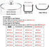 Glass Lids for Frying Pans & Pots, Tempered Covers with Stainless Steel Rim & Handle, Dishwasher Safe