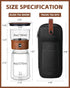 ZENS Modern Glass Infuser Teapot, One Touch Tea Maker for Loose Leaf Tea with Insulated Mug and Portable Case.