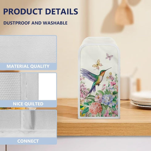 Hummingbird Dust Cover for Can Opener, Dustproof Kitchen Appliance Cover Fits Most Electric Can Openers