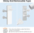 Extra Sticky Stainless Shower Hooks, Wall Mounted Razor Holder, Self-Adhesive Double Hooks for Towel, Loofah, Coat