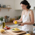 Premium Lemon Zester Grater with Handle, Ultra Sharp Stainless Steel Blade for Cheese, Citrus, and Garlic