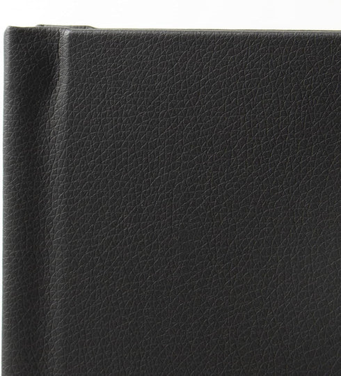 Neil Enterprises Inc. Black Leather Self-Stick Photo Album, 2.5" x 3.5", Holds 10 Photos