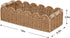 2 CubesLand Paper Rope Scalloped Edge Toilet Paper Storage Basket, Small Living Room, Bedroom Decor Baskets for Over