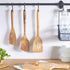FAAY 11.5 Inch LEFT Hand Teak Wood Spatula/Turner, Versatile Spatula, Durable for Non Stick Cookware