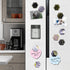 MORCART 30pcs Decorative Fridge Magnets for Refrigerator Decor, Whiteboard Magnet Dry Erase Board Round Office