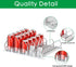 SZNLZQ Glide,12oz 16oz 20oz-Soda 15 Drink Organizer for Fridge-White Automatic Pusher Dispenser for Fridge-Holds up