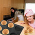 Bluedrop Silicone Bun Bread Form, Round Shape Bread Tray, Perforated Bakery Molds