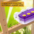 Window Hummingbird Feeder with Strong Suction Cup, Plastic Feeders for Outdoors, Easy to Clean and Refill