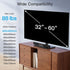 PERLESMITH Swivel Universal TV Stand/Base, Table Top TV Stand for 32-60 inch LCD LED TVs, Height Adjustable