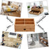 GOBAM Bamboo Wood Makeup Storage Drawer Organizer, Large Capacity Bathroom Beauty Countertop