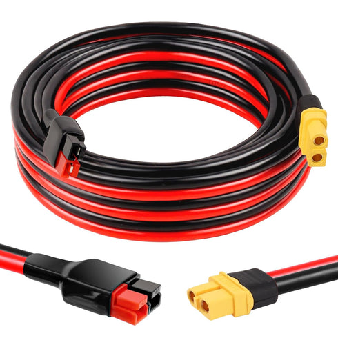 XRDS-RF 10AWG XT60 to Anderson Adapter Extension Cable for RC, Solar, DIY Applications 10FT