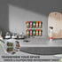 Generic 3-Pack, 15 Adhesive Spice Clips Heavy-Duty Spice Organizer for Cabinet Doors, Pantry & RV, Space-Saving Kitchen