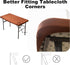 Viiamacki 4 24X48 Inches Rectangle Spandex FT Fitted Tablecloth, Elastic Folding Picnic Table Cloth, Stretchy Patio