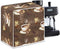 Coffee Maker Dust Cover Monstera, Foldable Washable Coffee Machine Cover with Top Handle, Protective Covers Home