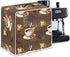 Coffee Maker Dust Cover Monstera, Foldable Washable Coffee Machine Cover with Top Handle, Protective Covers Home