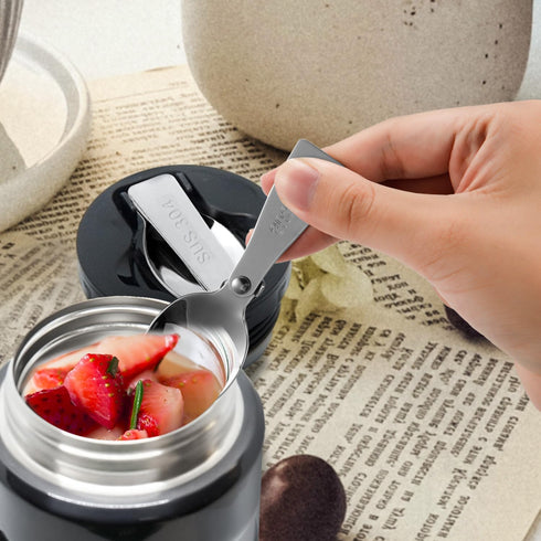 3pcs Replacement Spoon for Thermos - Portable Stainless Steel Spoon for Outdoors Travel, Compatible with Thermos