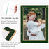 5x7 5x7 Frames-2 Set Frametory Enamel Picture Frame - Gold Metal Edge Green Enamel Picture Frame With Easel and Velvet