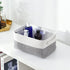 TheWarmHome Fabric Storage Basket for Shelves - 12x8x5.2 inch, 1 Pack Collapsible Storage Cubes for Closet Organizer